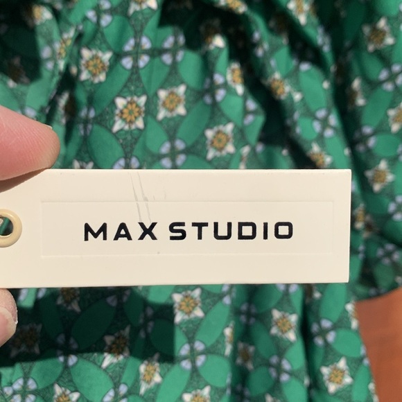 NWT Max Studio Multicolor Floral Print Blouse Size M - Picture 7 of 12